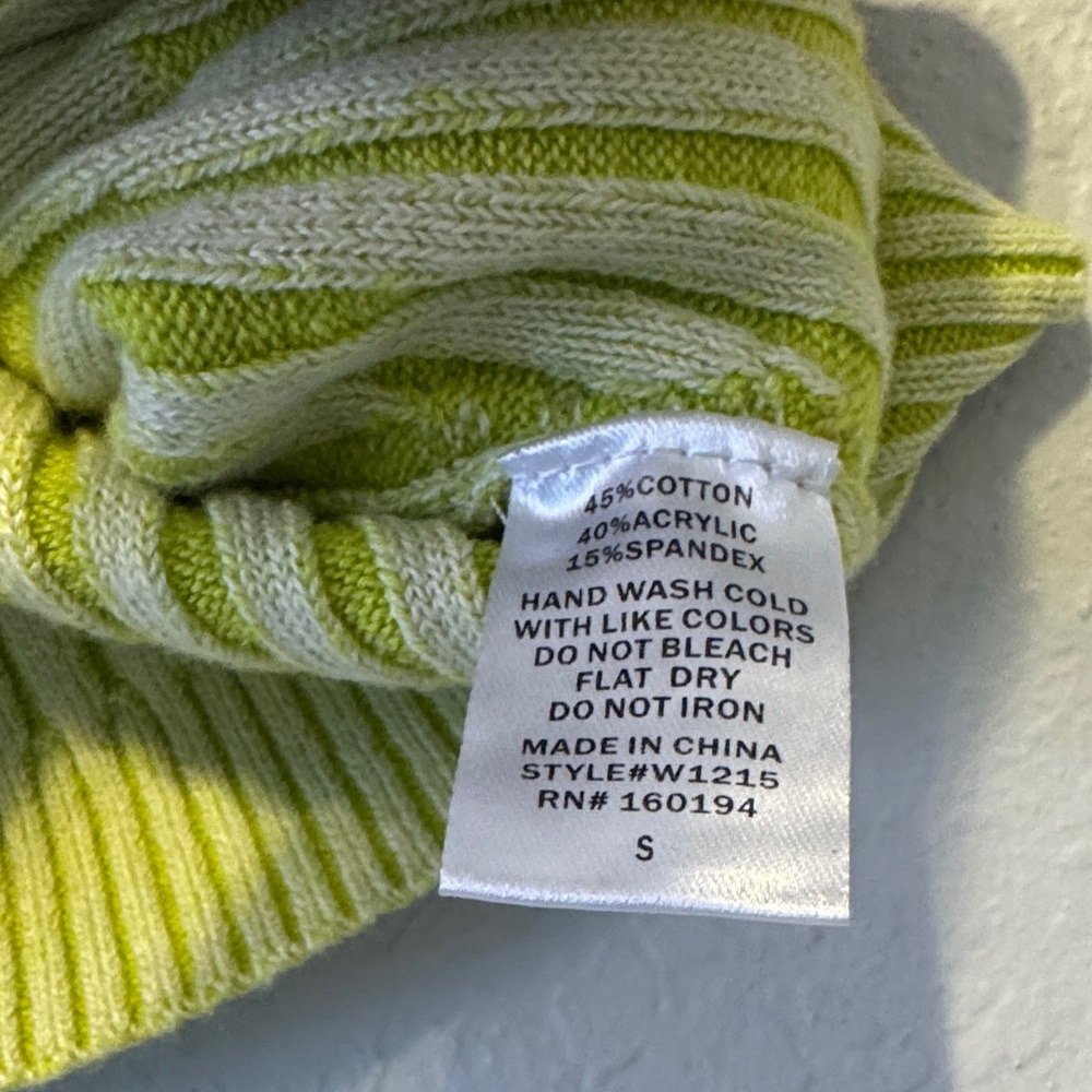 By Together Lime Ribbed Knit Crop Tank - Picture 4 of 6